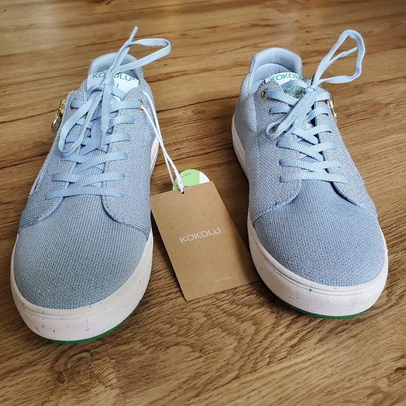 Kokolu comfort knit sneaker 9 NWT blue - Picture 4 of 10